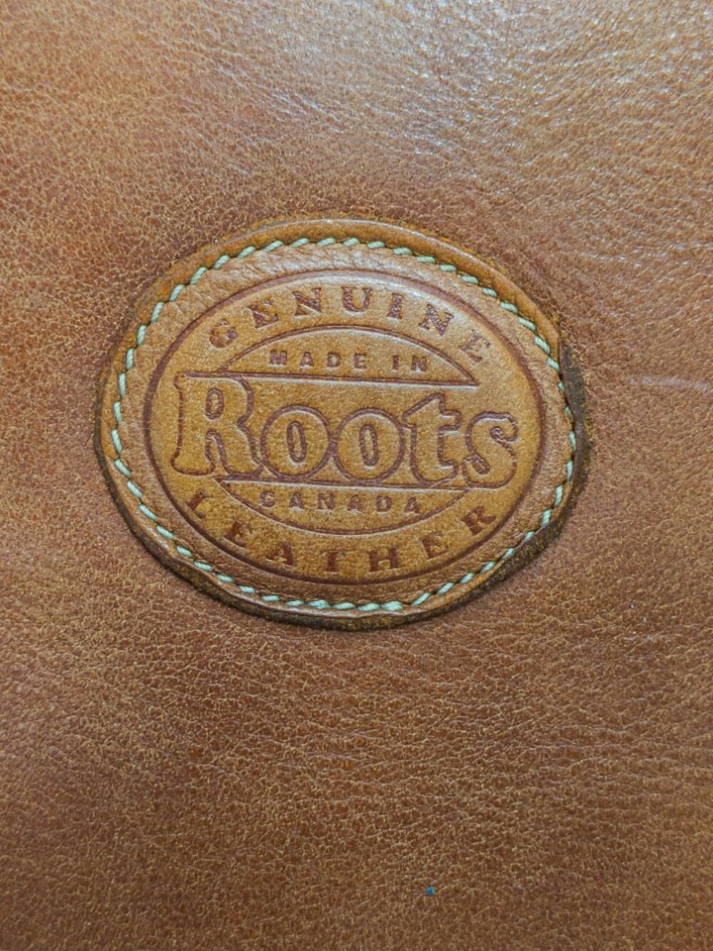 Roots Modern Satchel Tribe Leather Crossbody Bag, Vintage-Look Tan - Picture 12 of 12